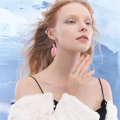 Bohemian Handmade Natural Long Feather Dangle Earrings for Women Multicolor Tassel Feathers Dangle Drop Earrings Vintage Bohemian Earrings Boho Feather Earrings - color: Pink