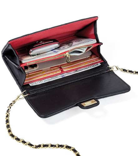Small Cross Body Purses Sling Crossbody Bags for Women, Shoulder Bag Tote Purse Cross Body Bag Phone Bags - color: Black