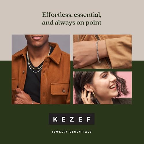 KEZEF Sterling Silver Stud Earrings for Women & Men - 4-Prong Setting Cubic Zirconia Earrings Studs - Premium CZ S925 Hypoallergenic - Available in 14K White and Yellow Gold, Rose Gold - 3mm to 9mm - color: 14K White Gold, size: 4mm - Small