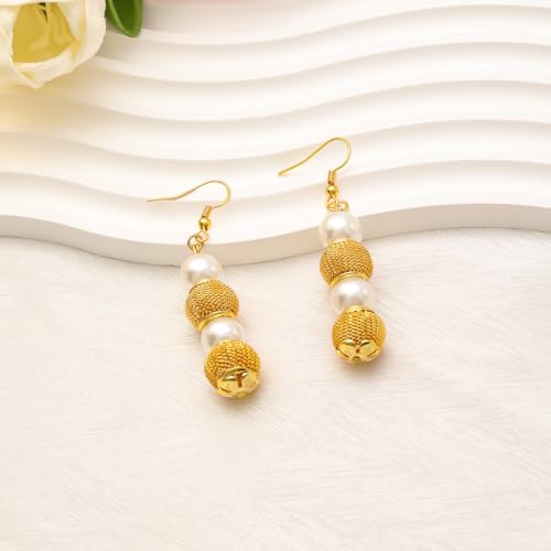 Gold Necklaces for Women Chunky Gold Silver Choker Necklace Statement Egyptian Jewelry for Women Men Gold Costume Jewelry Sets Accessories Gift - color: Chunky pearl choker 1