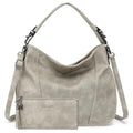 TANTOMI Hobo Bags Purses for Women, Women's Crossbody Handbags and Shoulder Bag, Multi-Pocket Large Hobo Purse - color: Grey