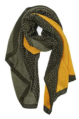 YOUR SMILE Ladies/Women's Lightweight Floral Print/Solid Color mixture Shawl Scarf For Spring Summer season - color: 103
