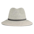 Lucky Brand Straw Hat | Travel | Vacation | Sun Protection | Lightweight | Breathable | Summer | Beach | Straw - color: Leather Tie - Gray