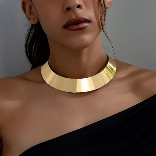choice of all Chunky Gold Necklace Statement Necklace for Women Punk Chain Thick Gold Choker Jewelry Trendy Birthday Gifts - color: E:chunky necklace