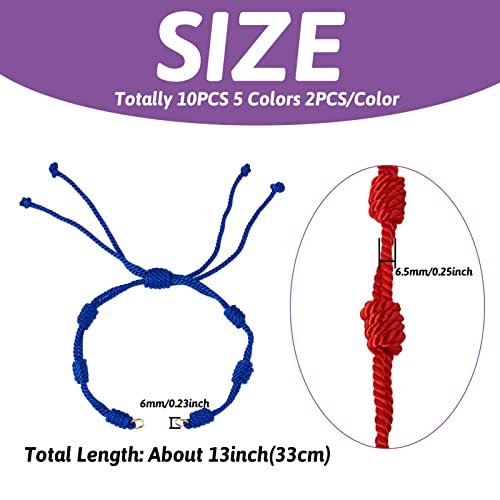 Adjustable Slider Bracelets Colorful Half Finished Bracelets Adjustable Beaded Bracelets DIY Friendship Bracelets for Women Jewelry Making Gifts Supplies - color: 5 Colors