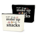 2 PCS Friend Gifts for Women Makeup Bag, Snack Bags, Funny Gifts Cosmetic Bags, Sister Birthday Christmas Graduation Friendship Gift for Daughter From Mom - might be makeup might be snacks - color: Multicolor 0081