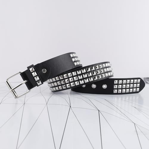 MILAKOO Punk Leather Waist Belt for Women Vintage Accessories for Hippie Skateboarding Enthusiasts - color: F