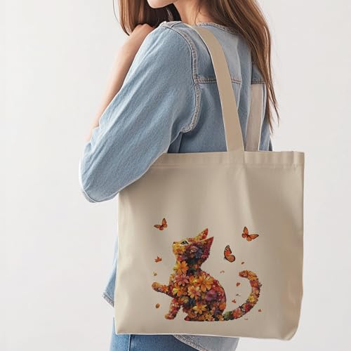 Aesthetic Tote Bag for Women | Medium Size with Inner Pocket | Stylish & Practical - color: Yellow