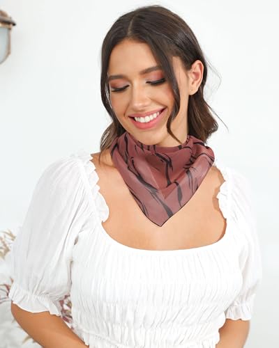 AWAYTR 3Pcs Hair Bandanas Head Kerchief for Women Girls Tie-Back Boho Hair Scarf Headband Bandana Triangle Head Scarf - color: Large Leopard + Zebra Print + Mottled Color