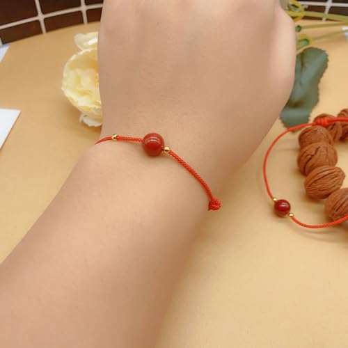 2 Pcs Arm Cuff Upper Arm Gold Band Cuff for Women Adjustable Arm Bracelet Bangle Set Jewelry (Cinnabar)