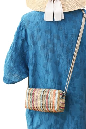 Small Crossbody Bag for Women - color: Purplestripe