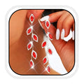 Catery Crystal Wedding Earrings Rhinestones Dangling Earrings Leaf Bridal Ear Jewelry for Brides and Women - color: Red