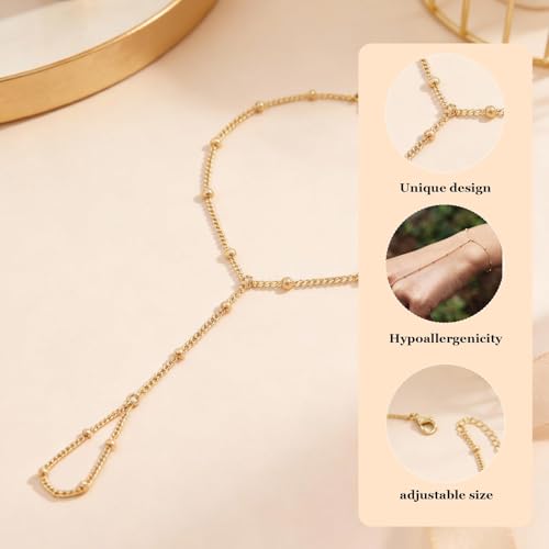 choice of all Hand Chain Bracelet Gold Finger Ring Bracelet Hand Chain for Women Trendy Birthday Jewelry Gifts - color: A1:Hand Chain Bracelet-gold