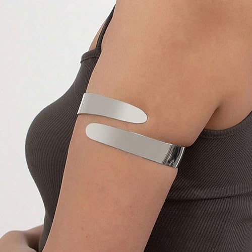 Frodete Arm Cuff Bracelet for Women Gold Upper Arm Jewelry Bangle Cuff Bracelets Starfish Shell Beach Jewelry Trendy Stuff Gifts - color: B2:arm cuff