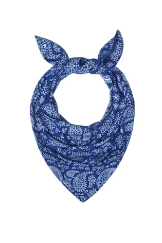 GOT Sports UPF 50+ Cooling Bandana for Men & Women - Thermoregulation, Moisture-Wicking, Sun Protection Bandana Neck Wraps - color: Navy Paisley