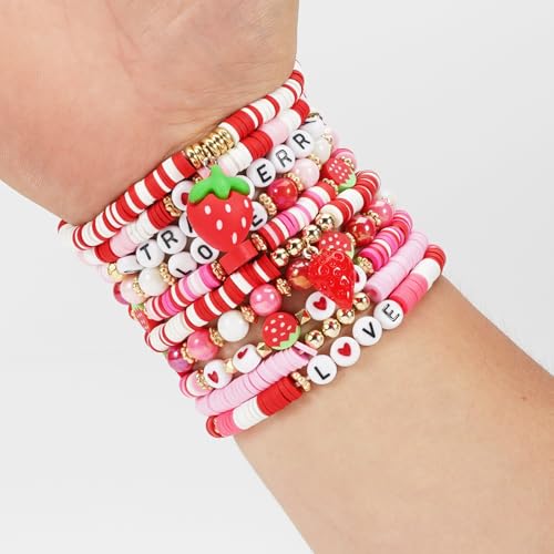 Bohemia Bracelets for Women Vintage Stackable Beads Bracelets Charm Stretch Beach Jewelry - color: Color 19
