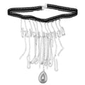 Elastic Thigh Chain Women’s Body Jewelry Boho Metal Tassel Leg Chain Adjustable Nightclub Beach Accessory
