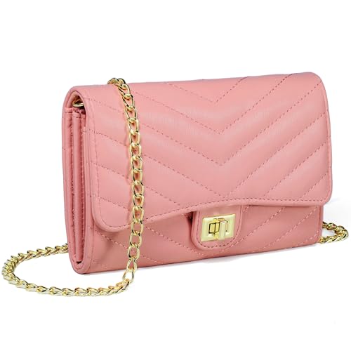 Small Cross Body Purses Sling Crossbody Bags for Women, Shoulder Bag Tote Purse Cross Body Bag Phone Bags - color: C Pink