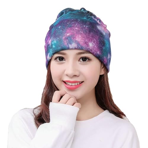 Women's Baggy Slouchy Beanie Chemo Hat Cap Scarf - color: 3 Pack-multicolor B