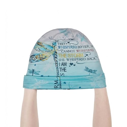 Tenna Teki Women Slouchy Beanie Chemo Hat Cancer Caps for Patient | Autumn Spring Lightweight Comfortable Breathable Beanie for Men - color: Blue2