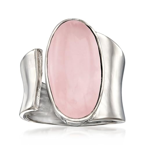 Ross-Simons Wrap Ring in Sterling Silver - color: pink, size: Size 7