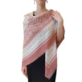 K-Elewon Large Square Scarf 51" Cotton and Linen Hand feel Scarf Fashion Scarves Hair Wrapping Scarfs Neck Scarves for Women - color: H2306