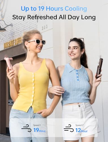 JISULIFE 3 IN 1 Handheld Mini Fan - Portable Fan & Power Bank & Flashlight, 19H Max Cooling, USB Rechargeable, Pocket-Sized for Travel, Cruise, Concerts, Makeup, 2026 Summer Gifts for Women(Brown) - color: Brown