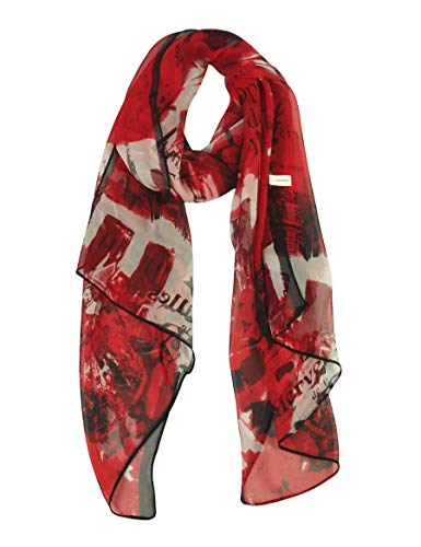 PANTONIGHT Long Chiffon Fashion Scarf Lightweight Chiffon Sheer for women - color: No.782