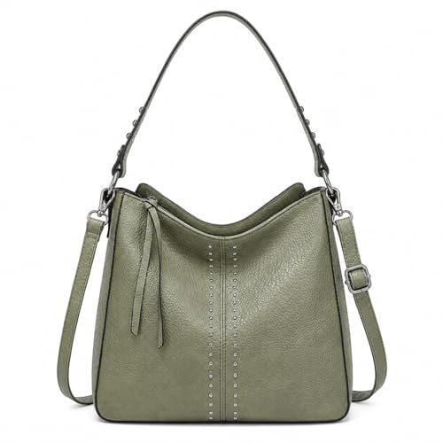 Montana West Hobo Bag for Women Crossbody Purse and Handbags Ladies Chic Shoulder Bags - color: Mint Green