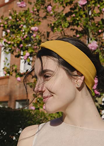 DRESHOW 8 Pack Headbands for Women Yoga Knotted Headbands Elastic Criss Cross Hair Accessories Sports Head Wrap Non Slip - color: 8 Pack Criss Cross Solid Color B