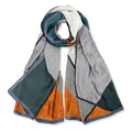 vimate 100% Large Silk Feeling Scarf-Women's Fashion Long Mulberry Silk Satin Neck Scarf Sunscreen Shawl Wrap Headscarf - color: Style 18