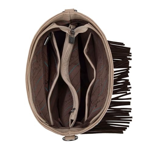 Montana West Western Crossbody Bag Purse for Women - color: Tan