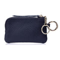 Small Leather Coin Purse for Women with Wrist Strap & Keychain – Mini Zipper Coin Pouch, Compact Change Holder & Travel Wallet with Gift Box (Royal Blue) - color: Royal Blue