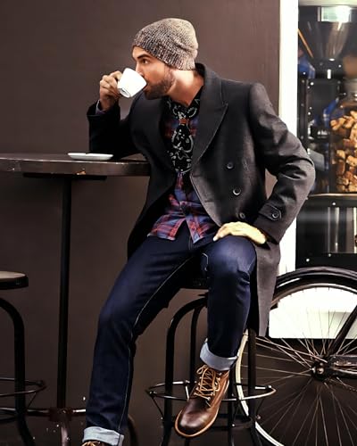 27.5 Inches Western Bandana Scarf With Leather Scarf Buckle, 100% Cotton Neck Scarf for Men Cowboy Scarves - color: Black