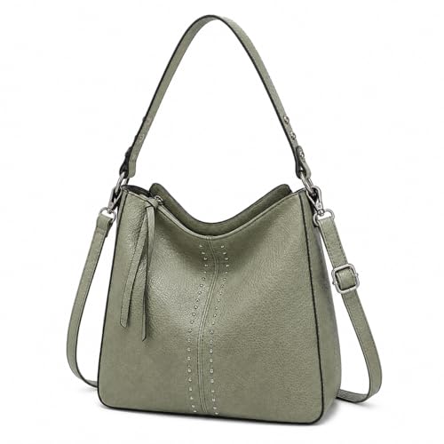 Montana West Hobo Bag for Women Crossbody Purse and Handbags Ladies Chic Shoulder Bags - color: Mint Green
