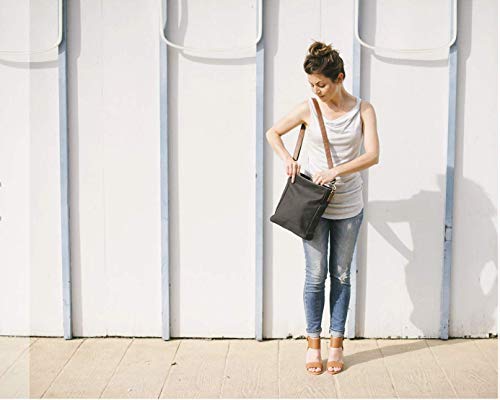 MAIKA Recycled Canvas City Sling Crossbody Bag - color: Waxed Ash