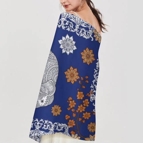 Scarfs for Women Fall Winter Scarves Shawls and Wraps for Evening Dresses - color: Design2