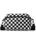 Pander Crossbody Sling Bag – Everyday Purse with Adjustable Strap, Perfect for Travel, Errands, and Daily Use - color: Checkered Black