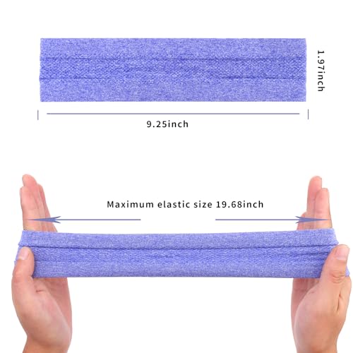 Workout Headbands Non Slip Headband Sport Headbands Sweatbands Elastic Sport Hair Bands for Sports Travel Indoor Fitness Gym - color: mix2