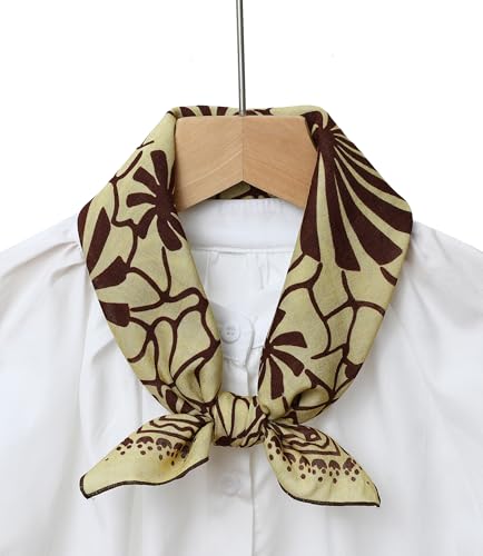 STARWHISPER Multicolored 22''x22'' Cotton Bandana for Women and Men Multi-purpose Headband Hair Scarf Protective Coverage - color: S8-sunny Swirl