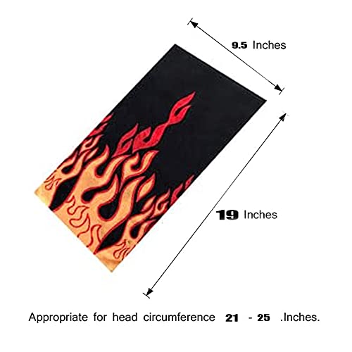 KINREE 6PCS Outdoor Magic Scarf, Elastic Headbands, Headscarves, Headwear, Mask - color: Purple Series