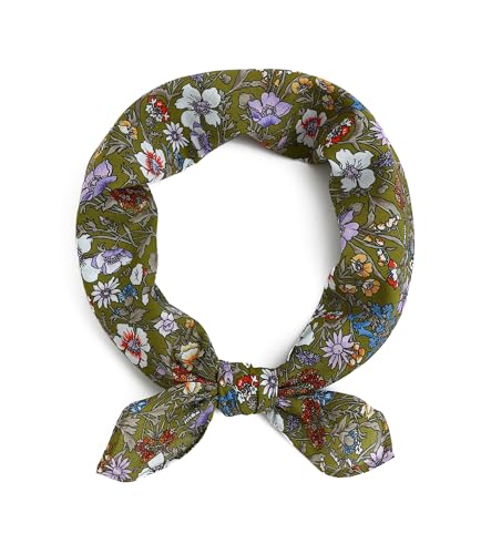 21"x21" Soft Cotton Bandana for Men and Women Unisex Head Wrap Scarf Headband Face Mask for Outdoor - color: Qm-olive Bloom