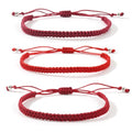 Caiyao 3Pcs Multicolor Handmade Friendship Braided Charm Bracelets Anklets Colorful Ajdjustable Woven Rope String Bracelets for Women Men Couple Summer Beach Surfer Boho Holiday Jewelry Gifts - style: SetC