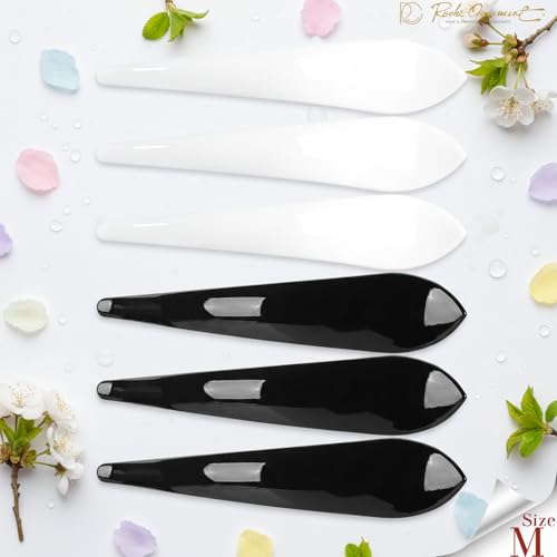 RC ROCHE 6 Pcs Duck Bill Alligator Hair Clips for Women Sectioning Flat Claw Long Thick Hair Inner Teeth Curved Styling Jaw Strong Secure Grip Salon, Medium Black & White - color: (Medium) Black & White