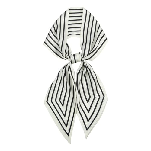 RIIQIICHY Hair Scarf for Women Like Silk Scarves Headband Neck Scarfs Twilly Purse Accessories - color: C005
