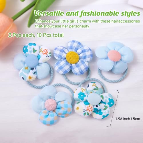 400 Pcs Baby Girls Hair Accessories Set,Baby Girls Hair Ties,Flower Bows Rubber Bands,Hair-friendly Hair Clip,Soft Elastic Hair Bands,Claw Clip(Green) - color: Green