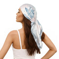 RIIQIICHY Women Head Hair Scarf Like Satin Silk Scarf Sleeping Hair Wrapping Night 27.5" - color: C013