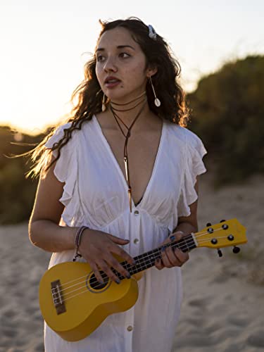 HUASAI Choker Necklace for Women Boho Necklaces Country Concert Outfits for Women Layered Western Choker Necklace Boho Cowgirl Jewelry Accessories Dress - color: I:Boho Necklace