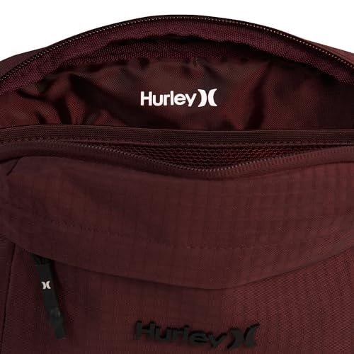 Hurley Crossbody Bag - color: Deep Maroon