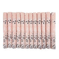 Bandanas Gift Set 12 Pack Soft Thin Handfeel Cotton Bandanna Scarf for men - color: Crystal Rose